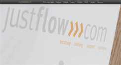 Desktop Screenshot of justflow.com