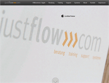 Tablet Screenshot of justflow.com
